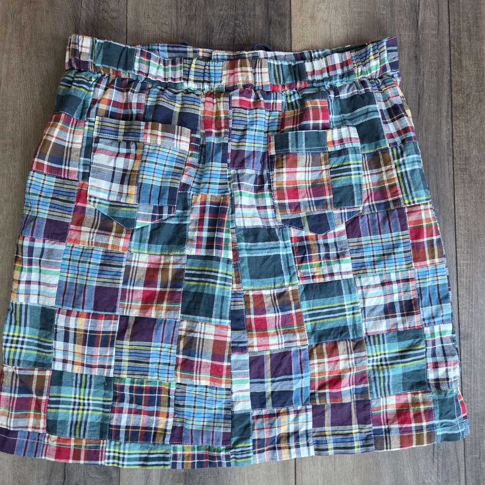 Northstyle Multicolor Madras Patchwork Skort - image 5